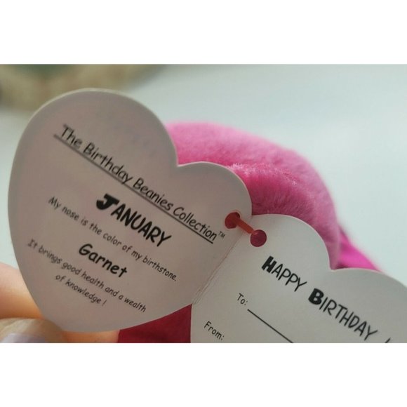 Ty Beanie Babies Millennium Bear Birthday January 1 2001. Made in USA - Picture 6 of 8